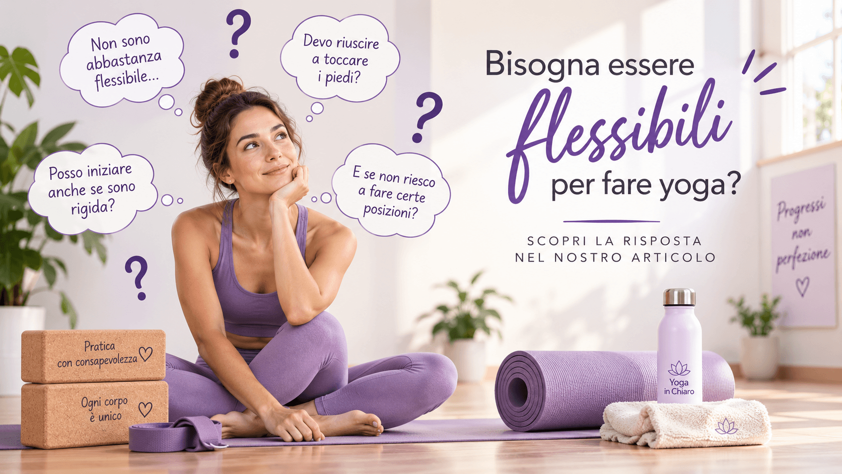 Bisogna essere flessibili per fare yoga?